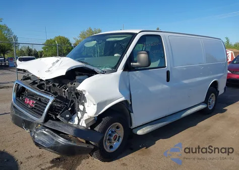 2016 GMC Savana 2500 Work Van z USA, uszkodzony, nr VIN 1GTW7AFF8G1259816